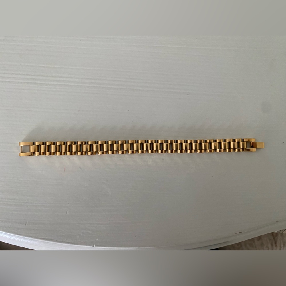 18K Gold Plated Chain Link Bracelet